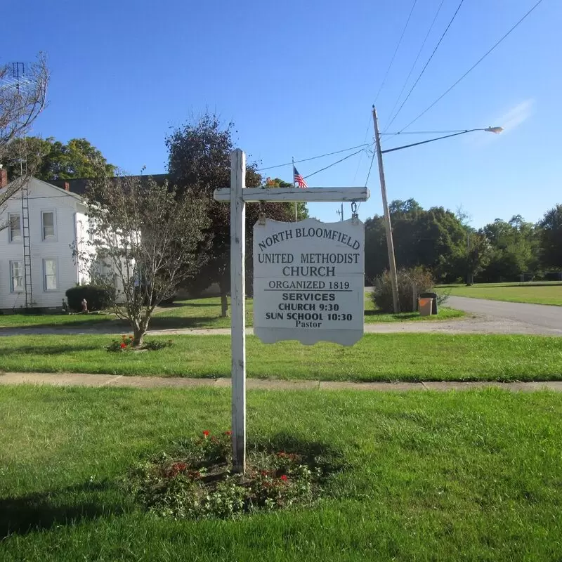 North Bloomfield United Methodist Church sign