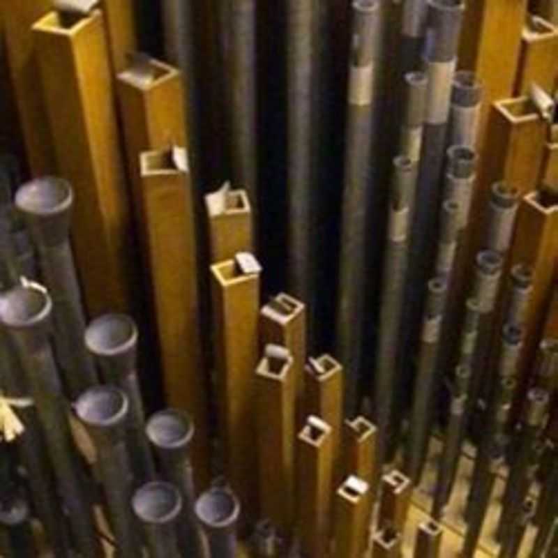 Organ pipes in the North Transept