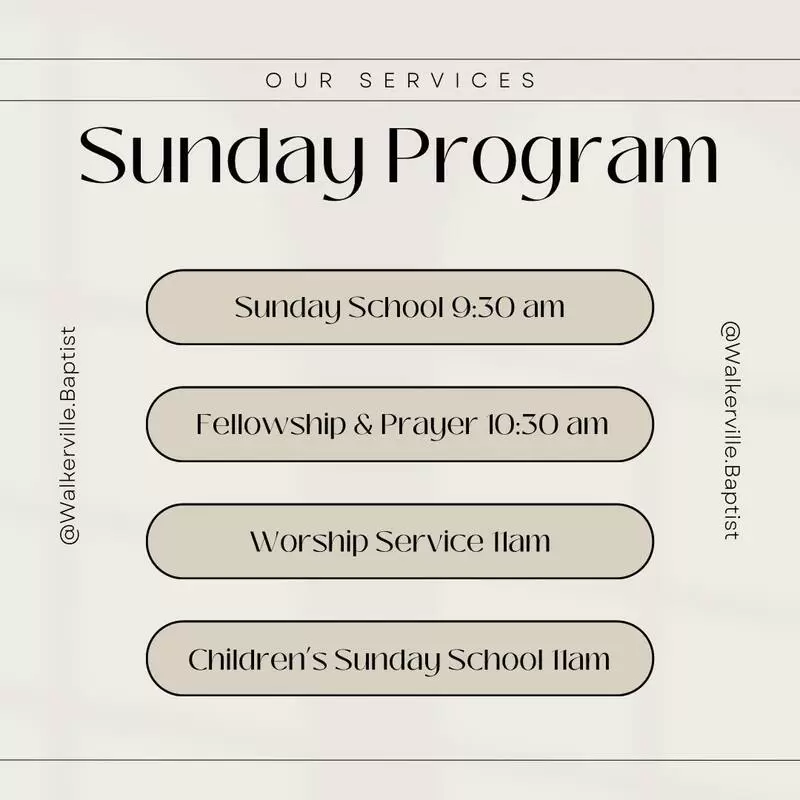 Wondering what Sundays look like at WEBC? Come join us!