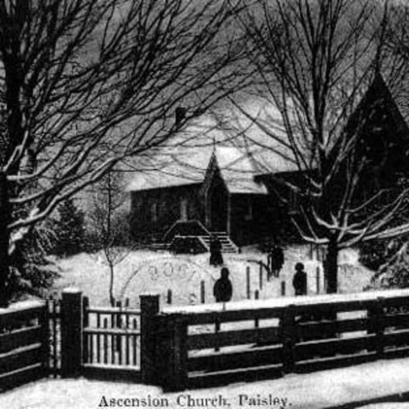 Paisley Anglican Church back in 1906