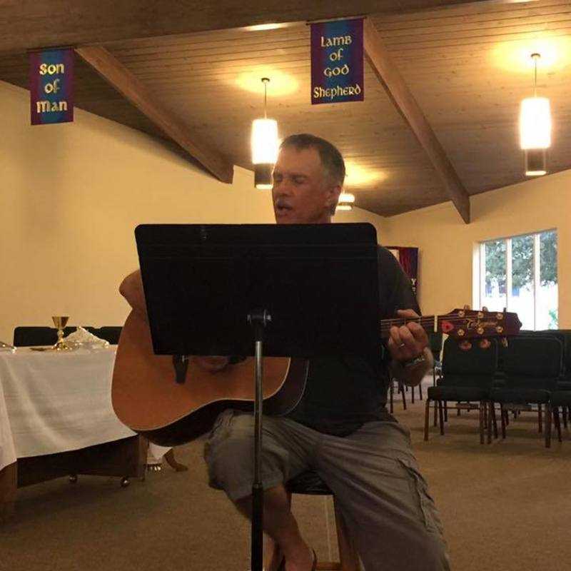 John bringing worship at Rosh Chodesh