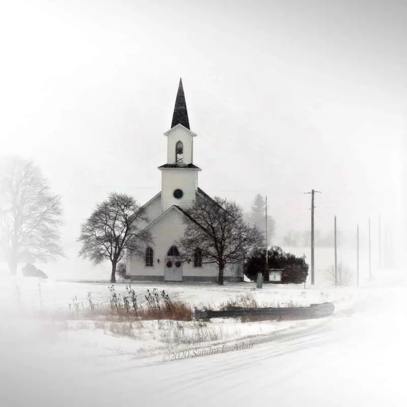 Marlette Second Presbyterian Church Frenchline Rd & Wood Rd, Marlette, MI 48453 - photo courtesy of Sandra l Adair