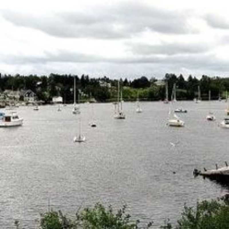 A view of Hubbards Cove from St. Luke's Church.