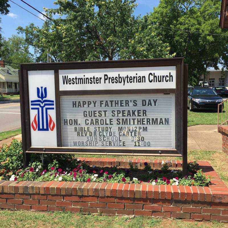 Our church sign