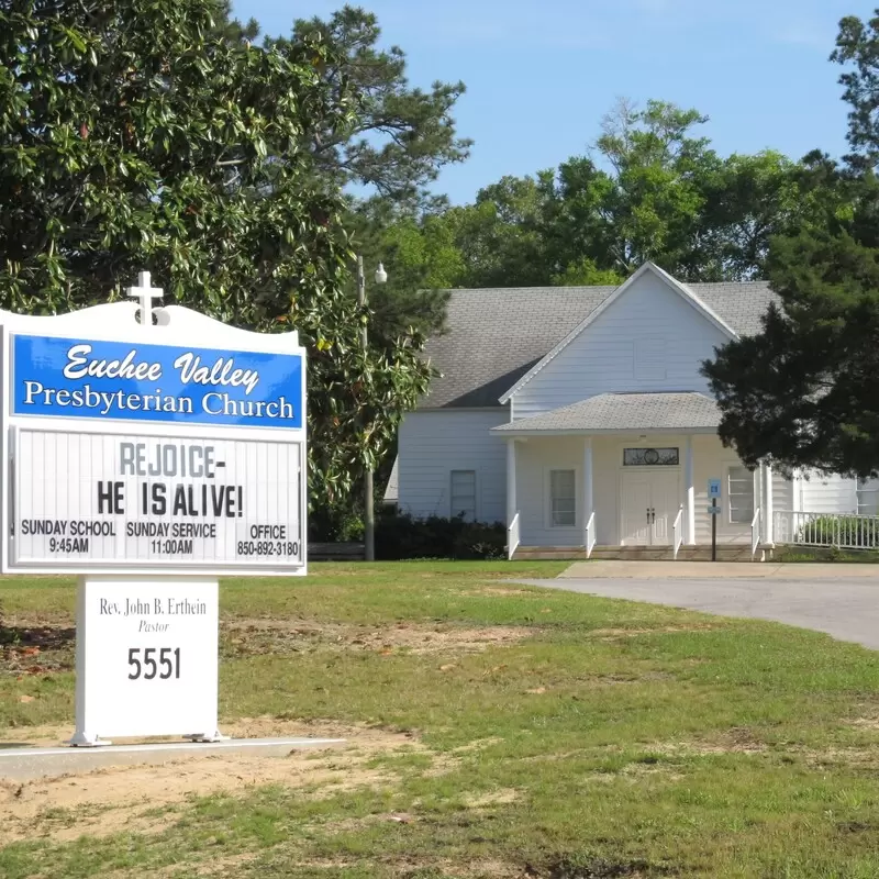 Euchee Valley Presbyterian Church DeFuniak Springs FL - photo courtesy of Paul Fehrenbach