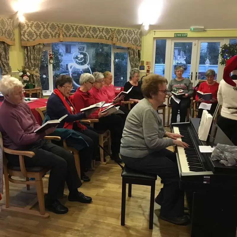 The Pastoral Care Group from the High Kirk holding their Christmas Service at Belmont Care Home