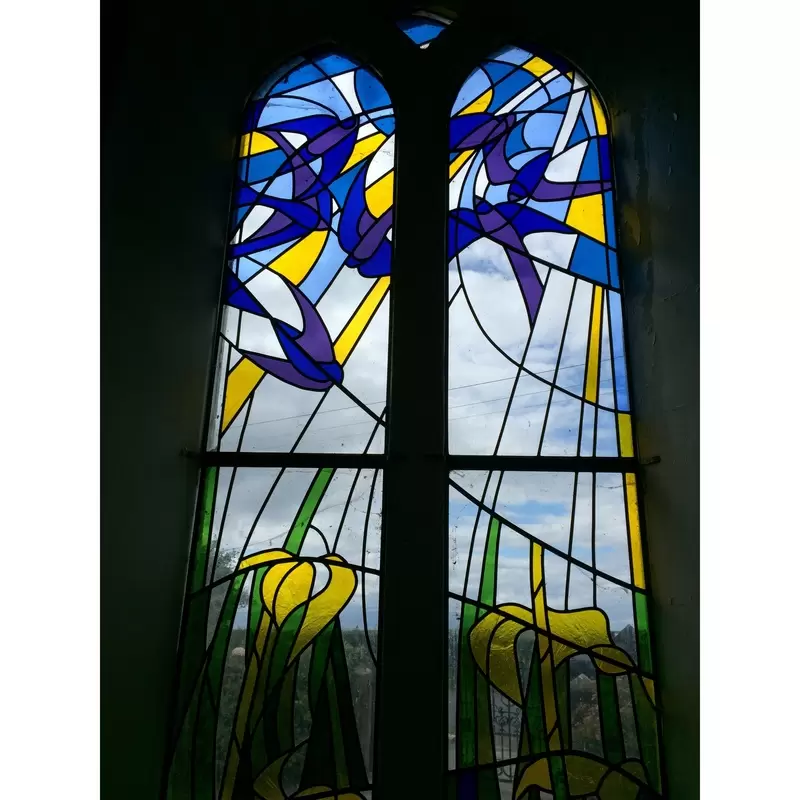 Stained glass window