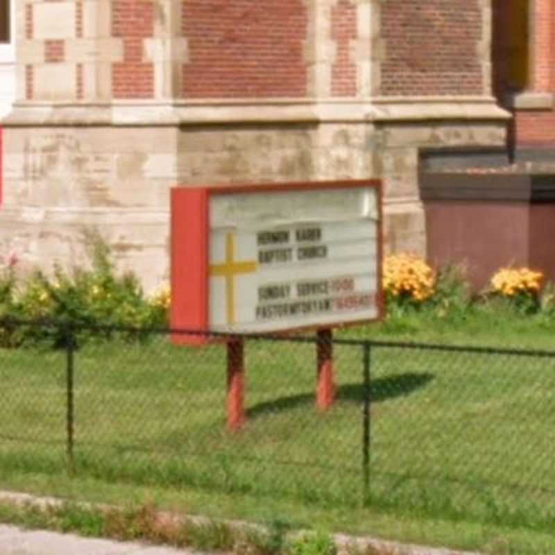 Buffalo Karen Baptist Church sign