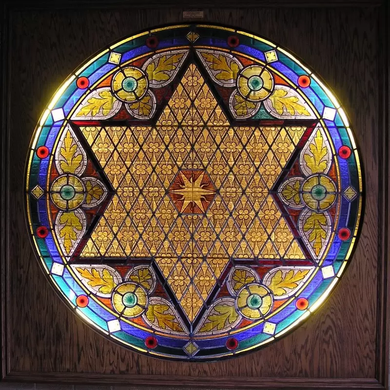 Stained glass window