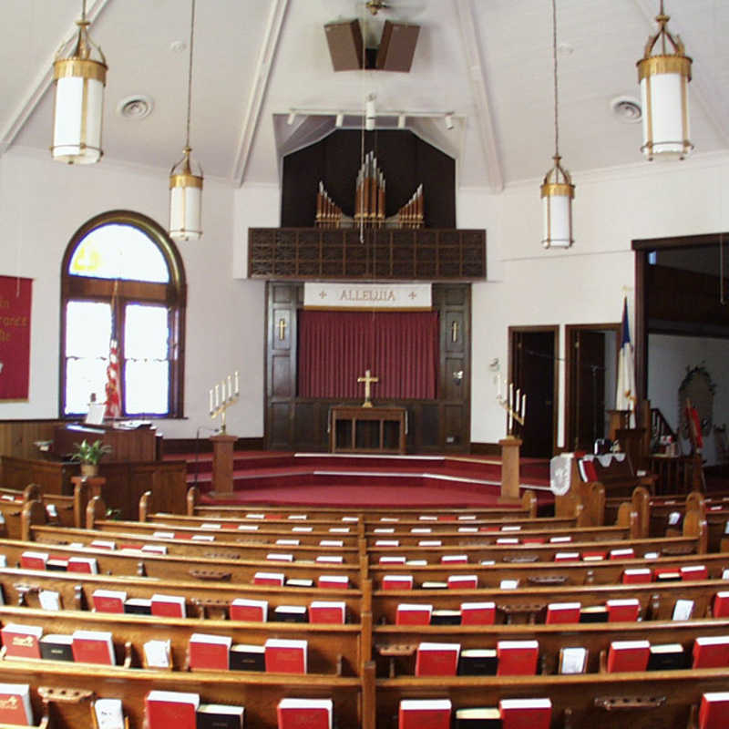 First Christian Church of Pittsfield interior