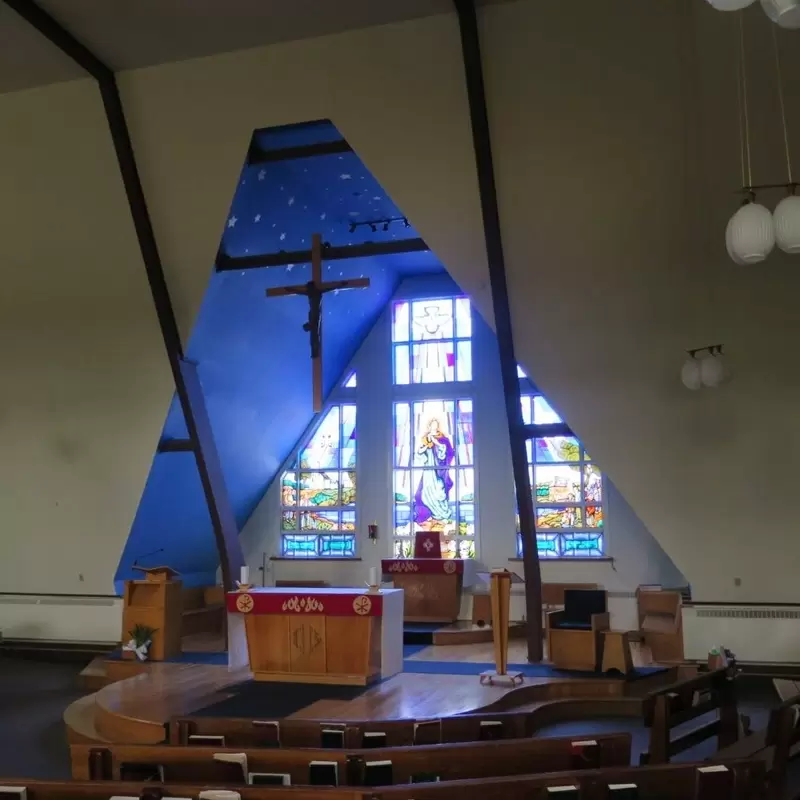 Inside St. Mary's Roman Catholic Church Montague - photo courtesy of Nelson Alward