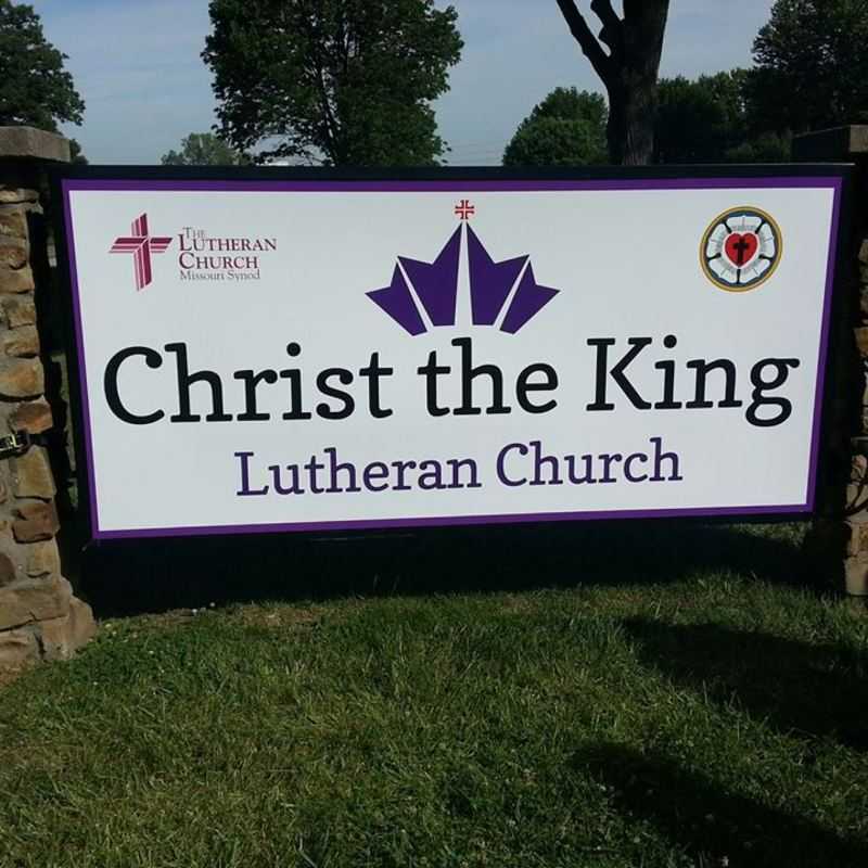 Christ the King church sign