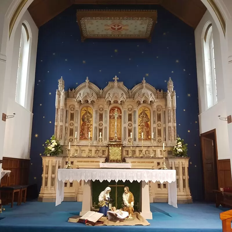 The altar at St John the Evangelist - photo courtesy of Des McGreevy