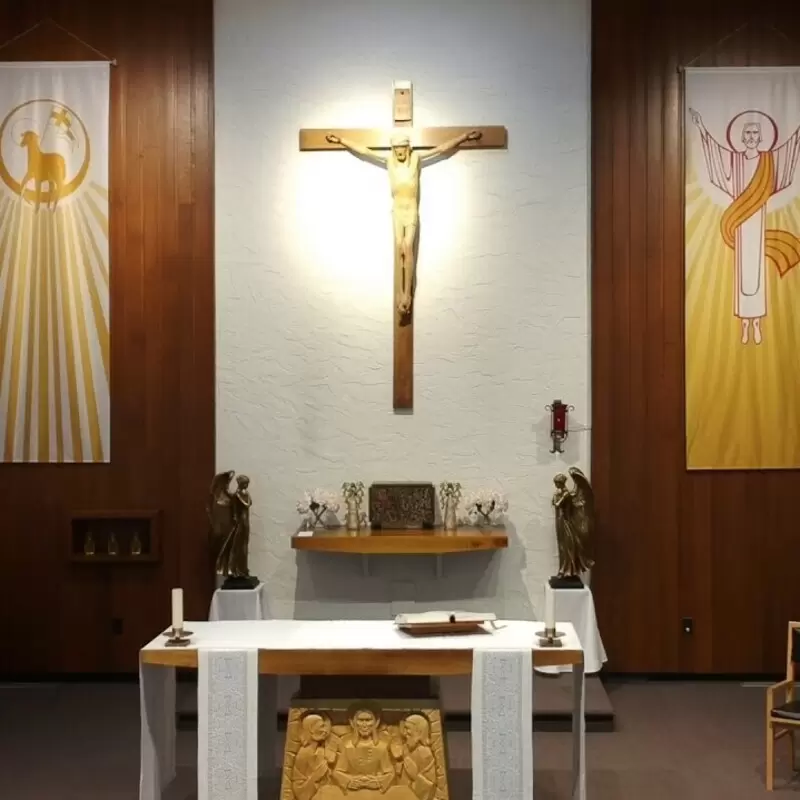 The altar at Corpus Christi