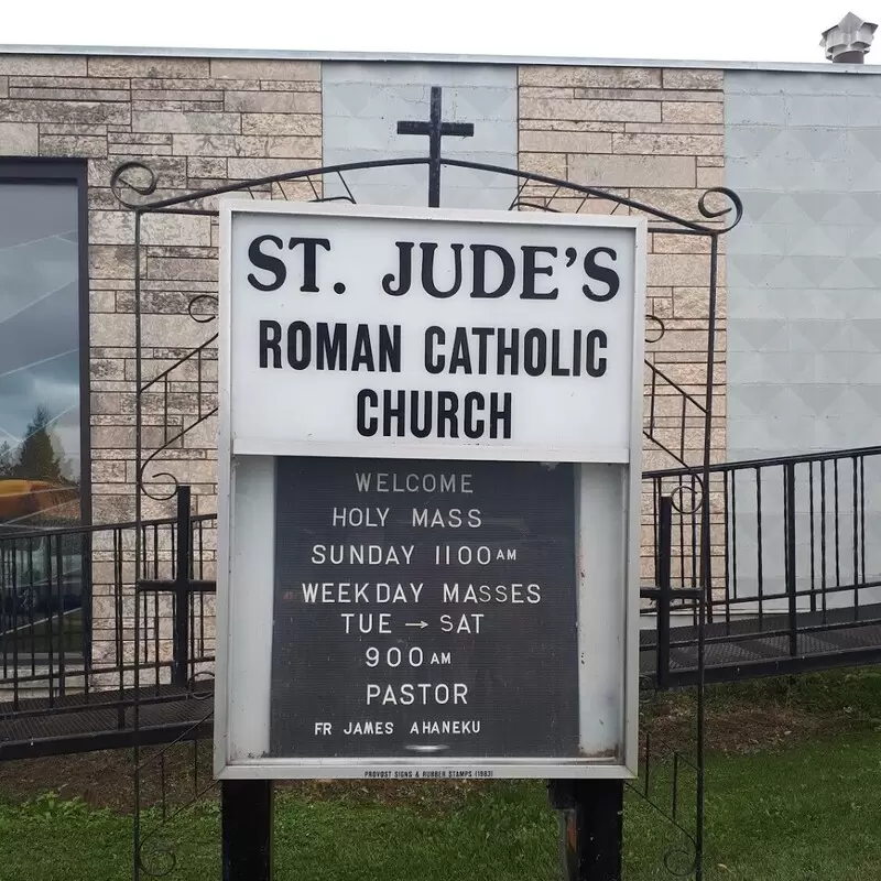 St. Jude's Church sign