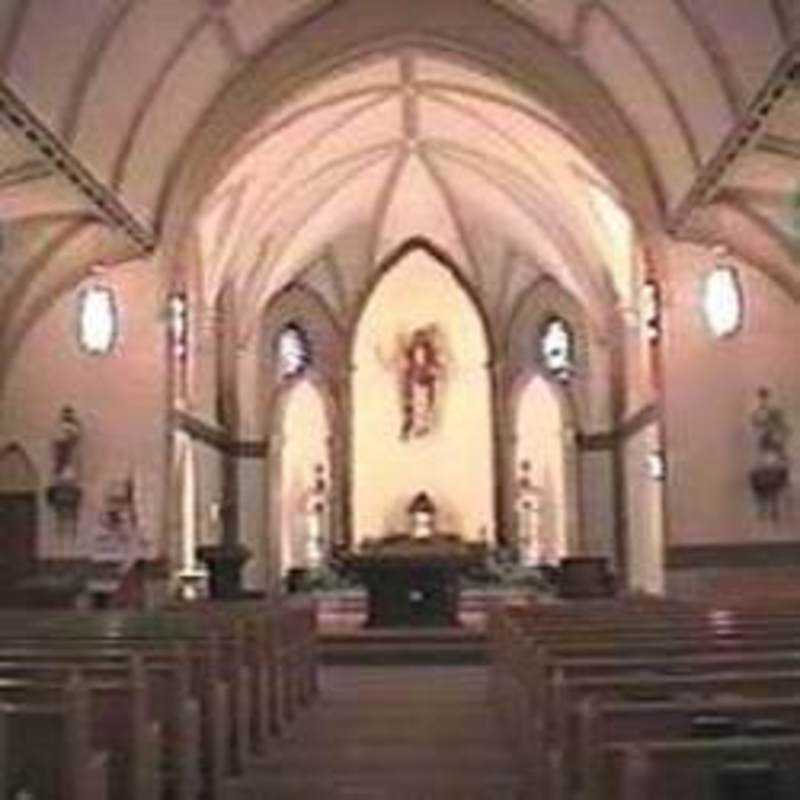 Inside the church