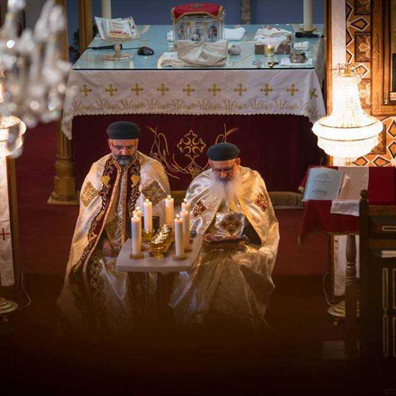 Our beloved fathers, Fr.Shenouda Boutros and FrMarkos Abdel Messih Morcos