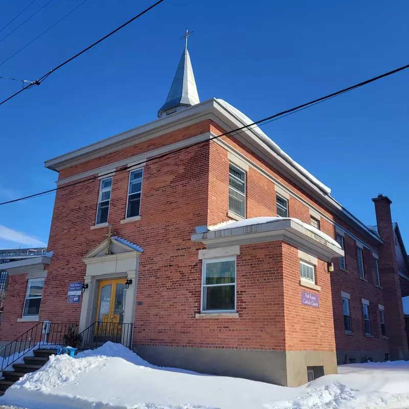 Queen of the Most Holy Rosary Church in Winter