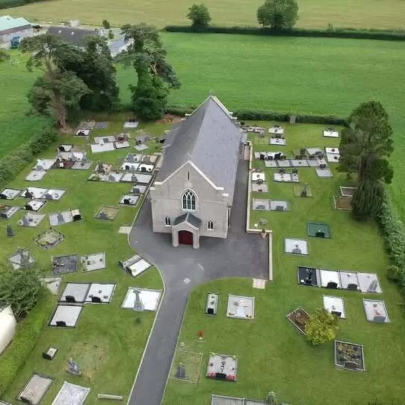 Aerial view of St John's Tartaraghan