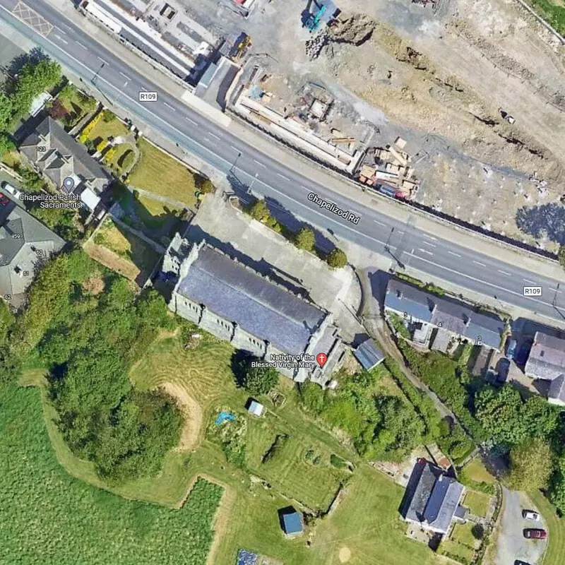 Aerial view of Nativity of the Blessed Virgin Mary Chapelizod