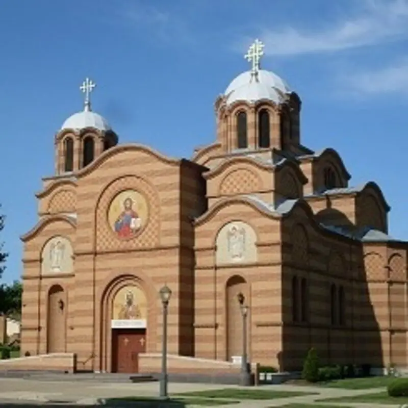 Сербская православная церковь. Православный храм Колорадо. Saint Sava Serbian Orthodox. Православная Церковь в Гарруча Испания.