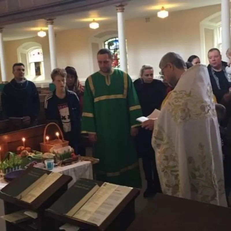 Pascha 2019, Parish Church of St, George - Blessing of Food