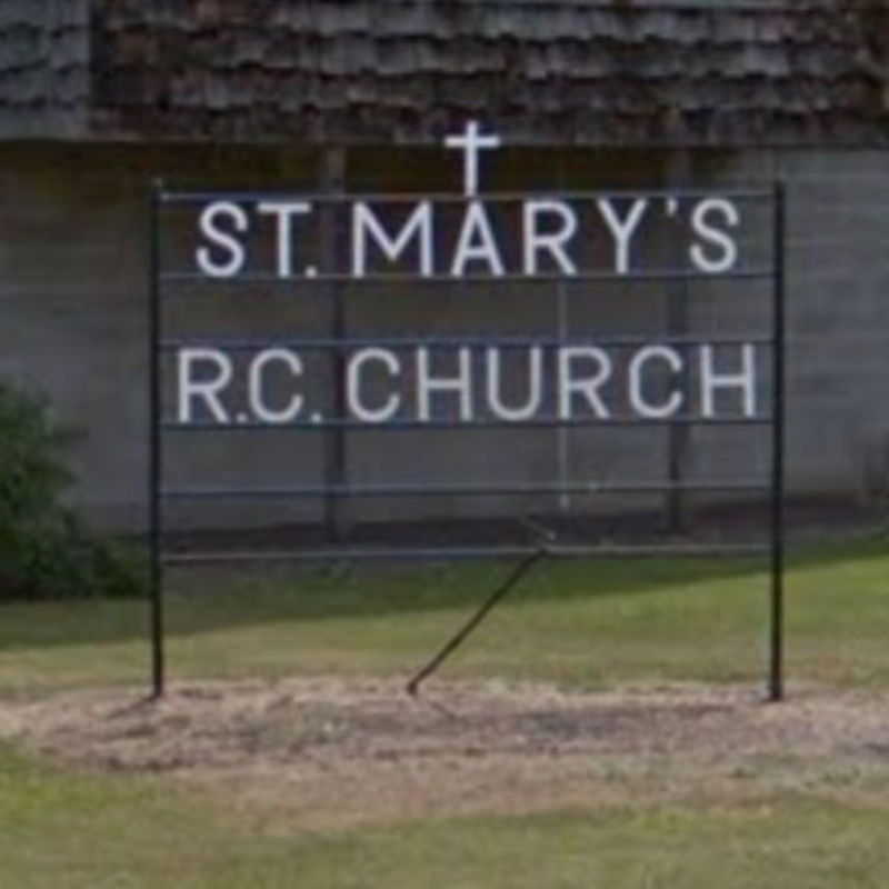 St. Mary's church sign