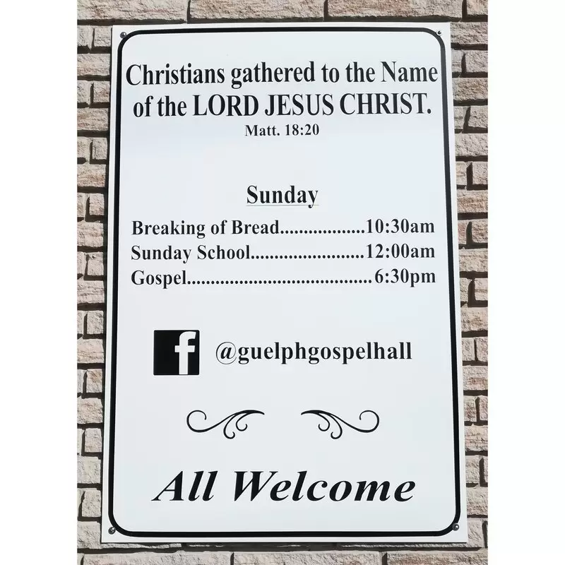 Our church sign