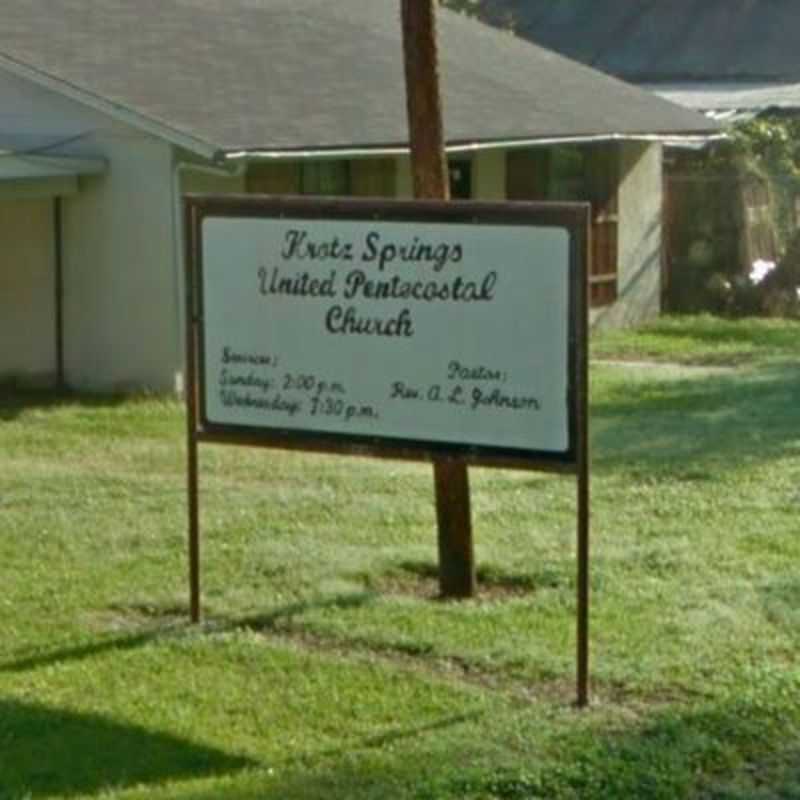 First United Pentecostal Church sign