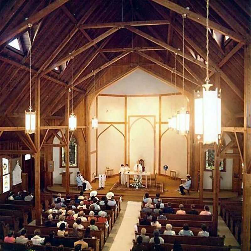 The sanctuary in 1970s