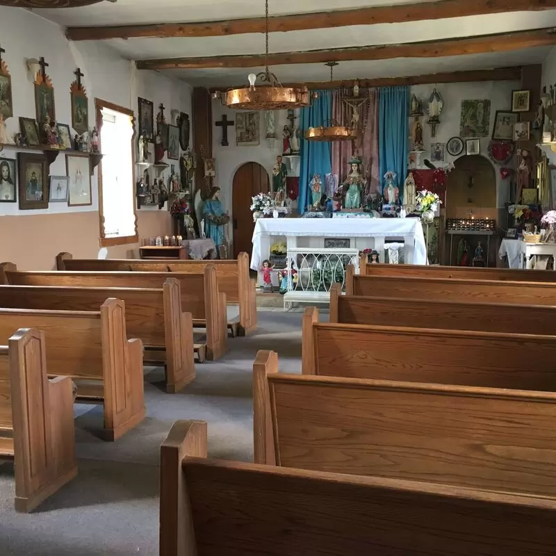 Inside Santo Nino de Atocha Mission Three Rivers - photo courtesy of Peter Hurley