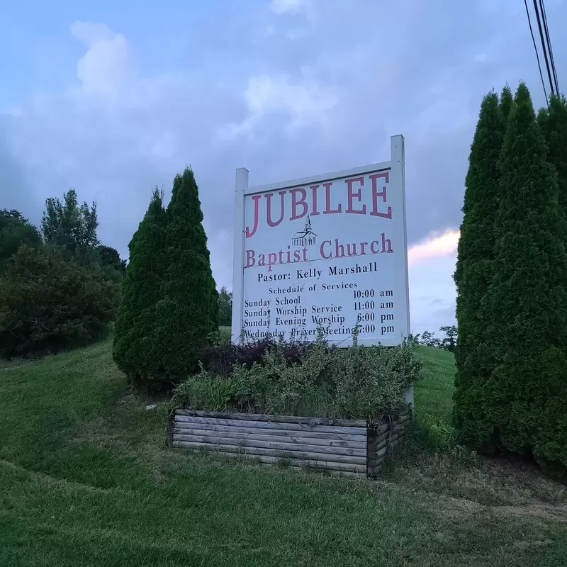 Jubilee Baptist Church sign - photo courtesy of Samuel Greiner