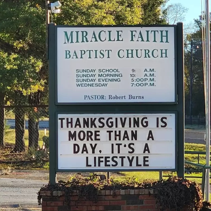 Our church sign