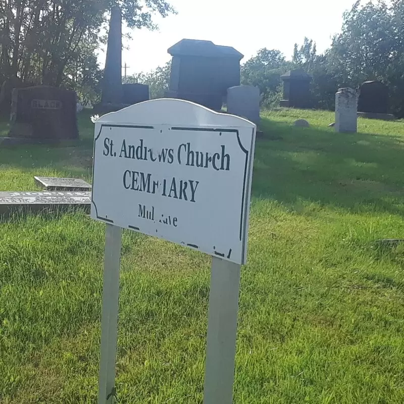 Saint Andrew Anglican Church Cemetery - photo courtesy of Kevin Conrick