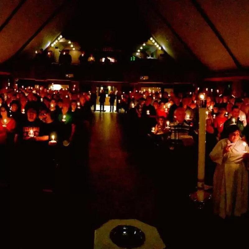 Christmas Eve candlelight service 2016