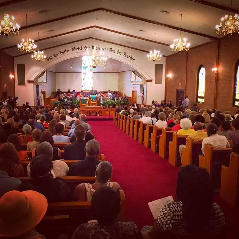 Florence Mayor Stephen Wukela at Mt. Zion AME