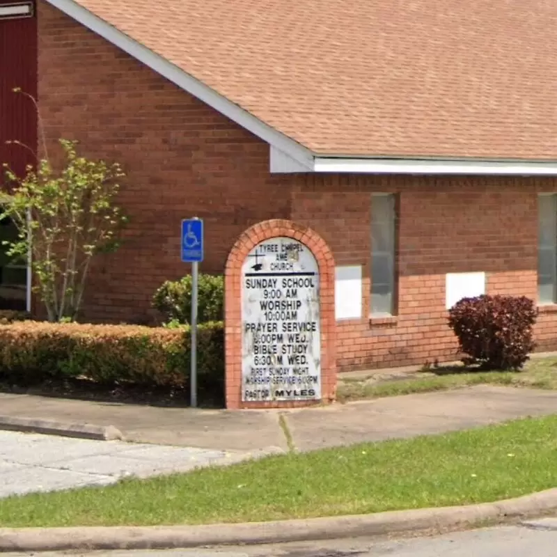 Tyree Chapel AME Church sign