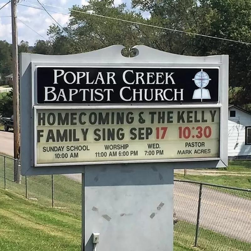 Our church sign