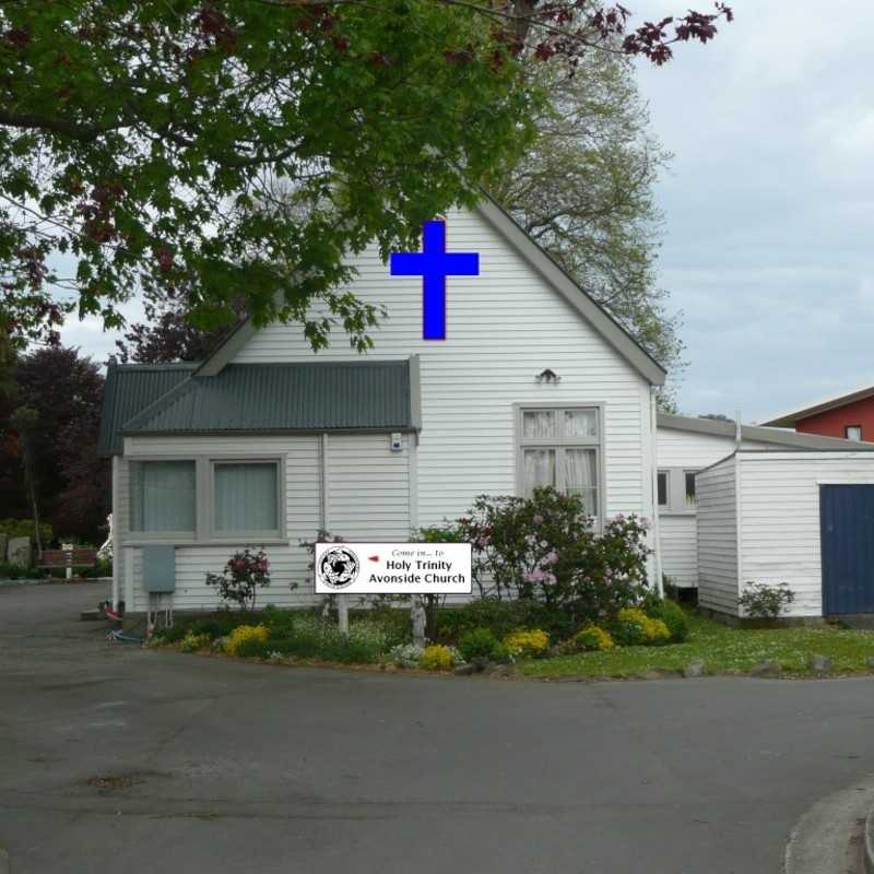 Proposed cross on west gable and sign at low level