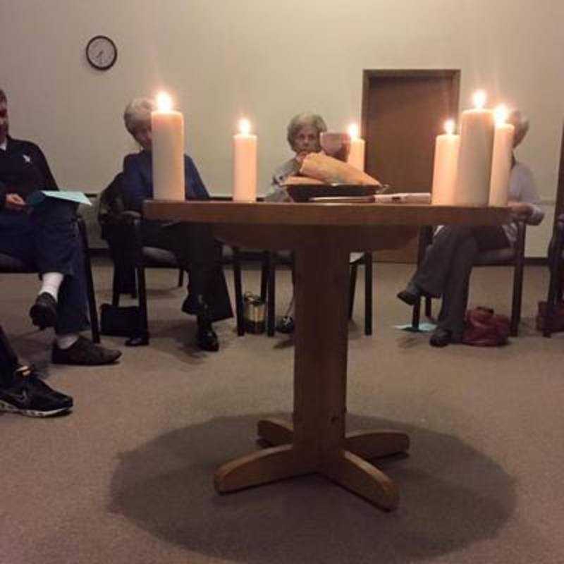 Maundy Thursday 'reverse tenebrae' service