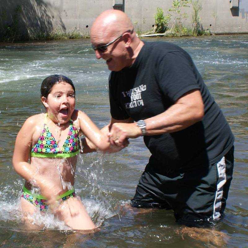 Baptism in the Truckee River