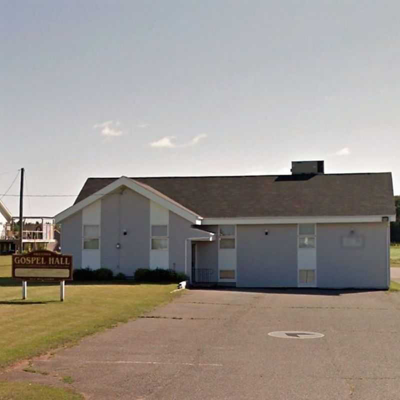 The former building of Freetown Gospel Hall at 1313 Cairns Rd, Freetown, PE