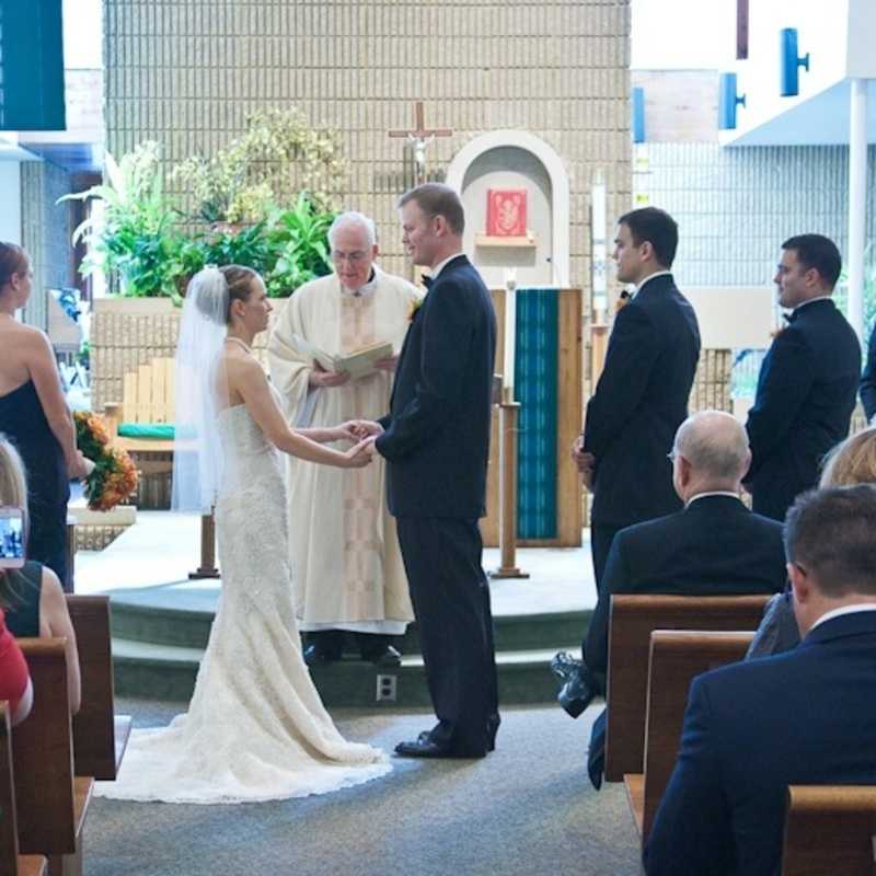 Wedding at Holy Infant Catholic Church