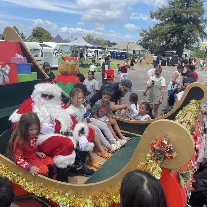 2023 Christmas in the park Enderley. Nau mai Haere Mai.