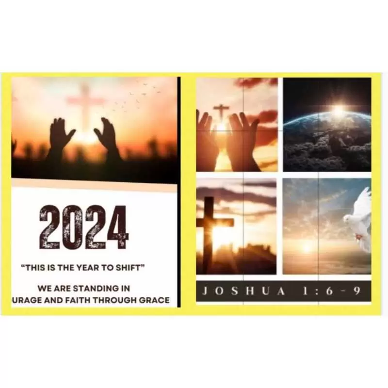 2024 - "This is the year to shift" We are standing in urage and faith through grace