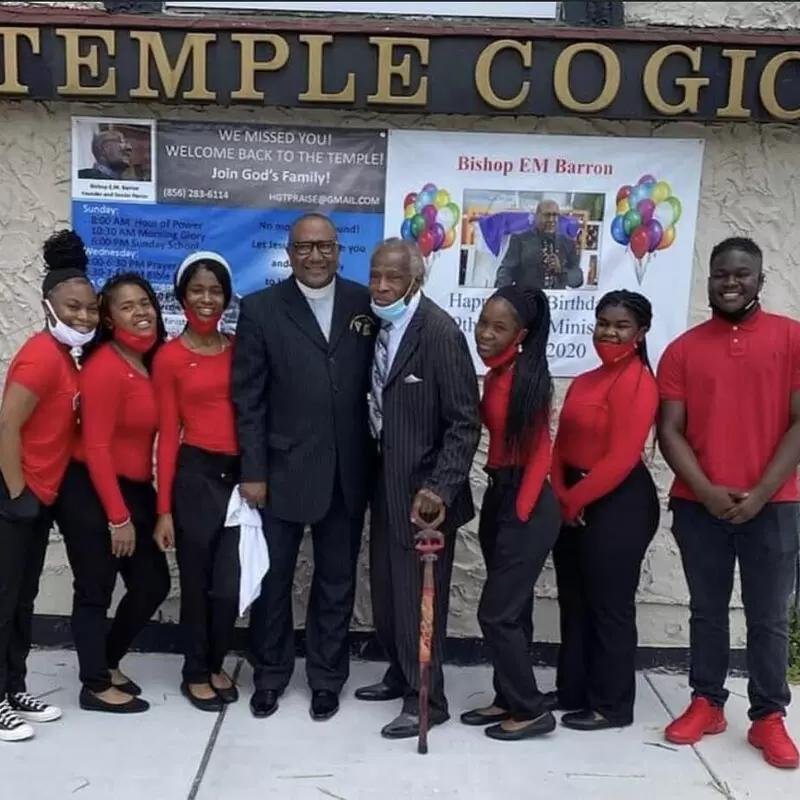 Youth Ushers With Bishop