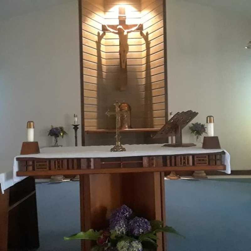 The altar at St John's