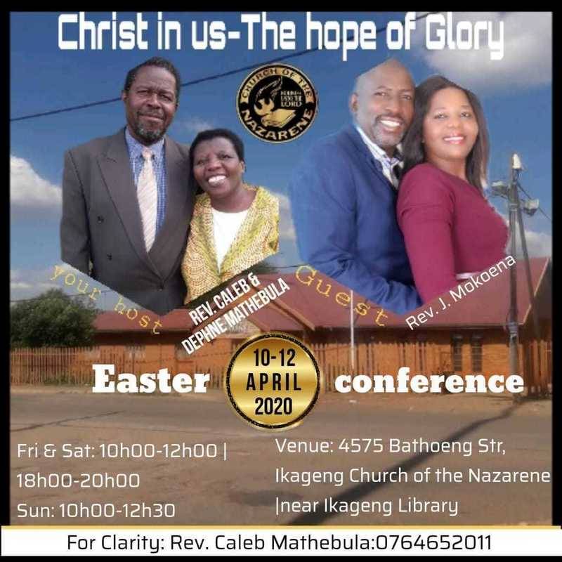 Easter Conference 10-12 April 2020