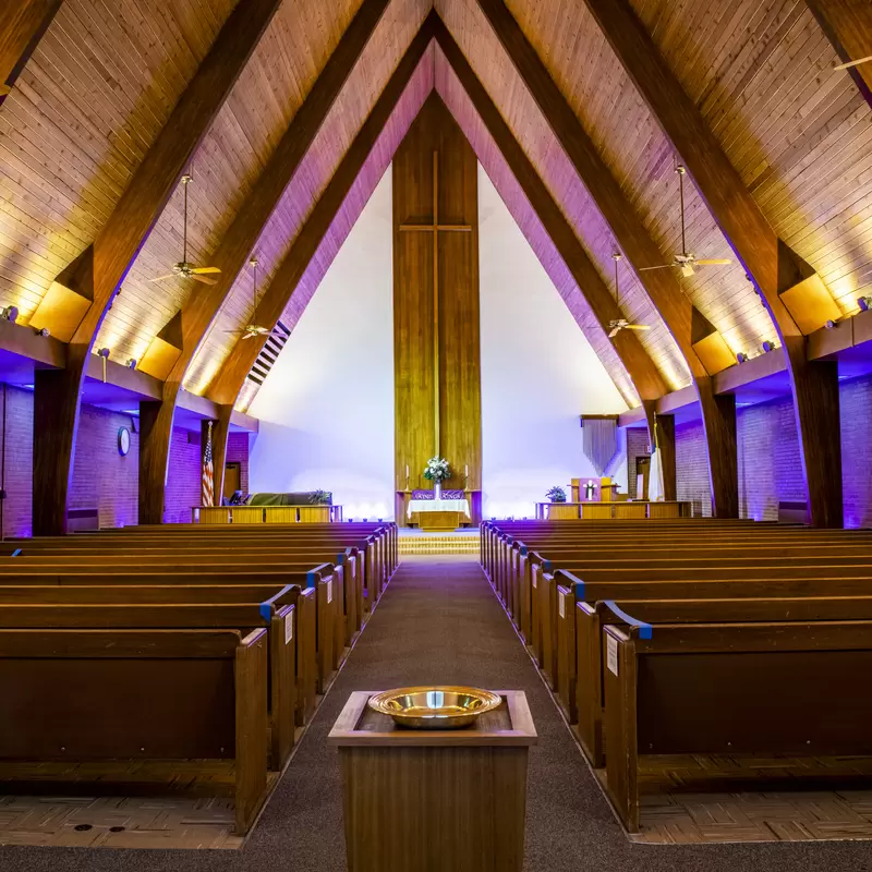 Sanctuary Interior, photo by Isaac Hale