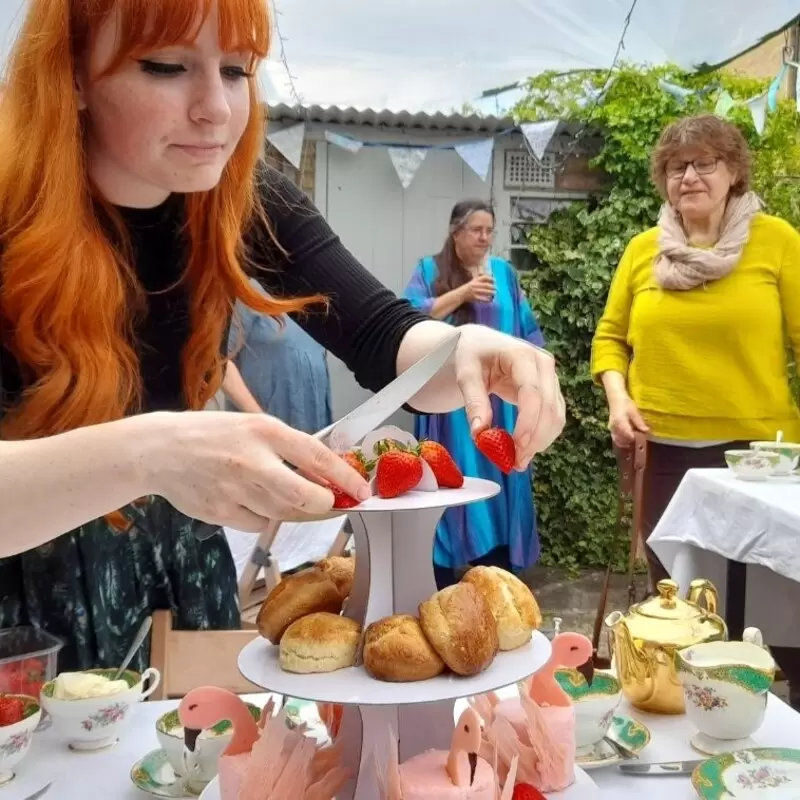 Judy's tea party